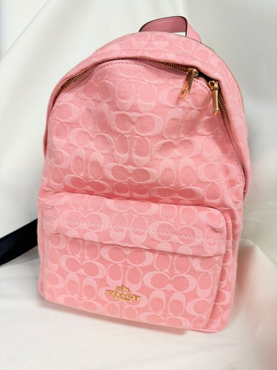 coach Taylor Small Backpack In Signature Denim cer70 main image 9